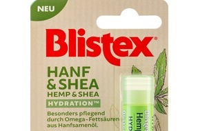 Blistex: Berauschend schöne Lippen - Blistex Hanf & Shea pflegt und beruhigt mit Hanfsamenöl