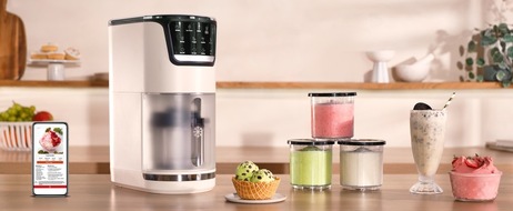 Tefal: Die neue Tefal Dolci Eismaschine mit 1-Step-Perfector-Technologie &ndash; auf Anhieb perfekte Ergebnisse schon nach dem ersten Mixen