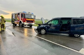 Kreisfeuerwehr Oldenburg: FW-OLL: Verkehrsunfall mit zwei Verletzten am Freitagabend in Westrittrum