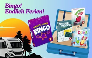 Piatnik: Bingo! Bald sind Ferien! Neue Spiele von Piatnik f&uuml;r die Reise oder den Urlaub auf Balkonien