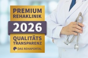 4QD - Qualit&auml;tskliniken.de GmbH: 233 Rehakliniken mit Premium-Siegel 2026 ausgezeichnet