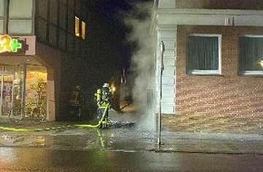 Polizeiinspektion Stade: POL-STD: Auto in Horneburg zerkratzt - Polizei sucht Zeugen, Unbekannte setzen Altpapiertonne in Brand - Polizei sucht Zeugen