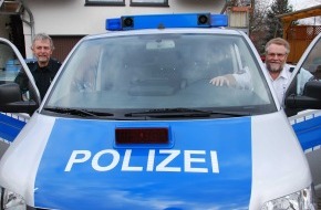 Polizeidirektion Göttingen: POL-GOE: (188/2012) Die Story von "Ed und Peter" - 84 Jahre Polizeierfahrung verabschieden sich aus dem Streifendienst