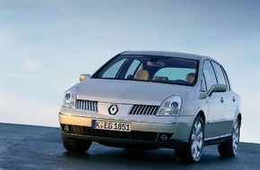 Renault Deutschland AG: Zweimal Bestwert im Euro NCAP-Crashtest / Mégane und Vel Satis
erzielen fünf Sterne