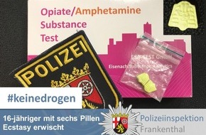 Polizeidirektion Ludwigshafen: POL-PDLU: Betäubungsmittel aufgefunden
