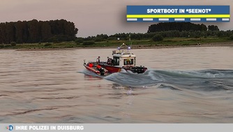Polizei Duisburg: POL-DU: Monheim: Feuerwehr und Polizei retten havariertes Sportboot