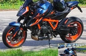 Polizeidirektion Neuwied/Rhein: POL-PDNR: Diebstahl von Motorrad - KTM Superduke