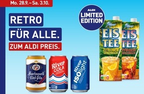 Unternehmensgruppe ALDI Nord: Der Kult geht weiter: ALDI Nord startet zweite Retro-Woche / Exklusiver Pre-Sale anner ALDI Bude