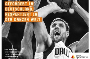 Stiftung Deutsche Sporthilfe: #leistungleben - Sporthilfe-Markenkampagne mit Basketball-Legende Dirk Nowitzki