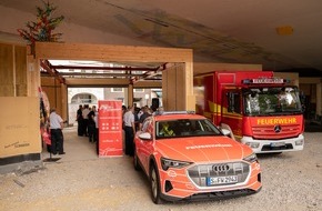 Feuerwehr Stuttgart: FW Stuttgart: Richtfest an der Interims-Feuerwache 1