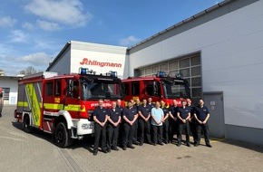 Feuerwehr Gemeinde Rheurdt: FW Rheurdt: Feuerwehr Rheurdt stellt zwei neue Löschfahrzeuge in Dienst