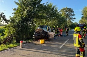 Kreisfeuerwehrverband Segeberg: FW-SE: Schwerer Verkehrsunfall zwischen zwei PKW auf der L319