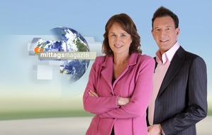 ZDF: 25 Jahre "ZDF-Mittagsmagazin": Jubiläumssendung am 2. Oktober 2014 (FOTO)