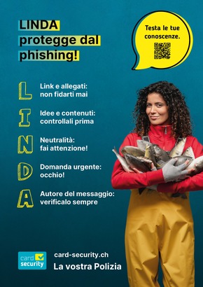 Il phishing sta guadagnando terreno: la polizia punta sulla campagna LINDA