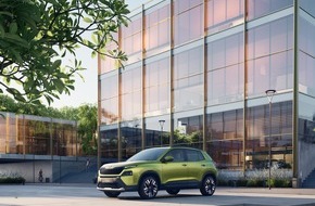 Skoda Auto Deutschland GmbH: Der neue Škoda Kylaq: Škoda startet in Indien im beliebten Segment der SUV-Modelle unter vier Metern Länge in eine neue Ära