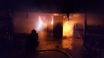 Feuerwehr Gelsenkirchen: FW-GE: Brand im Vereinsheim Resse