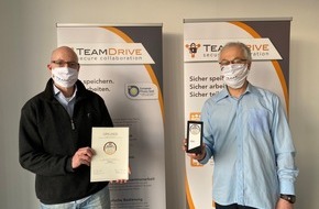 TeamDrive Systems GmbH: TeamDrive gewinnt Deutschen Servicepreis 2021