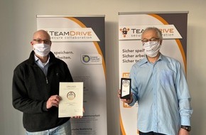 TeamDrive Systems GmbH: TeamDrive gewinnt Deutschen Servicepreis 2021