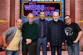 ARD Das Erste: Das Erste / Stimmgewaltig - René Kollo und Gunther Emmerlich bei "Wer weiß denn sowas?" / Das Wissensquiz vom 6. bis 10. April 2020 um 18:00 Uhr im Ersten