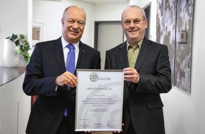Wertgarantie: Umweltbewusstes Wirtschaften: Wertgarantie Group wird Mitglied im B.A.U.M. e.V. (FOTO)
