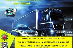 Polizeiinspektion Emsland/Grafschaft Bentheim: POL-EL: Wietmarschen-Lohne - Fernfahrerstammtisch