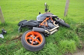 Polizei Coesfeld: POL-COE: Billerbeck, Darfelder Straße/ Motorradfahrer schwer verletzt