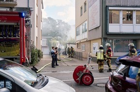 Feuerwehr Essen: FW-E: Pkw-Brand in Tiefgarage - Kindertagesstätte geräumt