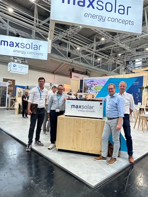 Intersolar als B&uuml;hne f&uuml;r die n&auml;chste Phase des Energiesystems: MaxSolar r&uuml;ckt Gr&uuml;nspeicherintegration und Flexibilit&auml;t ins Zentrum