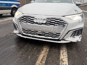 POL-OF: Weitere witterungsbedingte Unfälle und unzählige festgefahrene Fahrzeuge