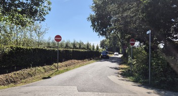 Polizeidirektion Bad Segeberg: POL-SE: Rellingen - Polizei kontrolliert Verbot der Einfahrt im Vossmoorweg