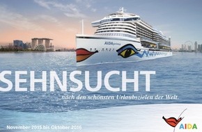 AIDA Cruises: AIDA mit neuem Katalog und spannenden Routen: Kreuzfahrten bis April 2017 buchbar