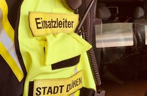 Feuerwehr Düren: FW Düren: +++ Gewitter mit Starkregen verursachte rund 30 Einsätze +++