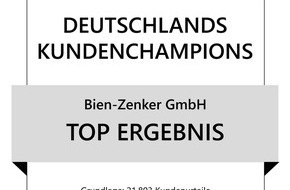 Bien-Zenker GmbH: Bien-Zenker ist "Deutschlands Kundenchampion" / Die Hausbaumarke, die Bauherren begeistert