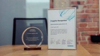 Hellmann Worldwide Logistics: Hellmann has been presented with a Siemens Smart Infrastructure Supplier Recognition