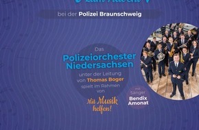 Polizei Braunschweig: POL-BS: "Mit Musik helfen" - Benefizkonzert bei der Polizei Braunschweig - Erlös für das Kinderheim "Haus Regenbogen"