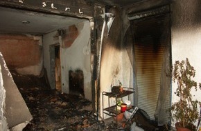 Polizeiinspektion Nienburg / Schaumburg: POL-NI: Zwei Verletzte nach Wohnungsbrand im Mehrparteienhaus -Bilder im Download-