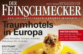 Jahreszeiten Verlag, DER FEINSCHMECKER: "Rezepte fürs Leben" / Im Gourmet-Magazin DER FEINSCHMECKER erzählen bekennende und prominente Genießer von ihren Lieblingskochbüchern