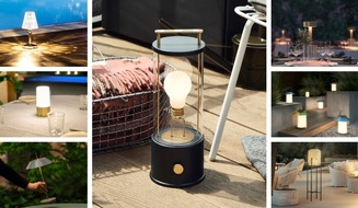 Lampenwelt GmbH: Akkuleuchten-Styles für warme Tage: Lampenwelt.de präsentiert Facetten des tragbaren Lichts