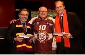 MSC Kreuzfahrten: MSC Croisières sponsorise le Genève-Servette Hockey Club / A compter du mardi 3 décembre 2013, MSC Croisières sera l'un des sponsors principaux du Genève-Servette Hockey Club (GSHC) (Image)