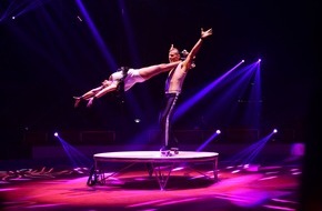 Messe Erfurt: Faszinierende Fusion aus Theater, Zirkus und Varieté bei der GYMMOTION in der Erfurter Messehalle