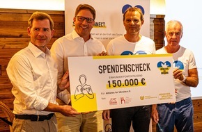 DVAG Deutsche Vermögensberatung AG: 150.000 Euro zum Startschuss für gemeinsame Kooperation / Deutsche Vermögensberatung und Generali Deutschland werden Partner von "Athletes for Ukraine e.V."