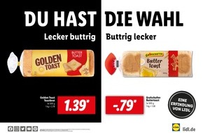 Lidl: "Du hast die Wahl" - Neuauflage der erfolgreichen Lidl-Kampagne / Lidl rückt erneut starkes Eigenmarken- und Markensortiment in den Fokus