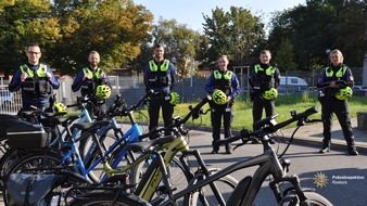 Polizeiinspektion Rostock: POL-HRO: Erfolgreiche Testphase der Fahrradstreife für die Polizeiinspektion Rostock