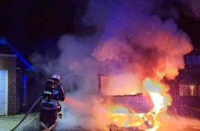 Feuerwehr Bocholt: FW Bocholt: Fahrzeugbrand