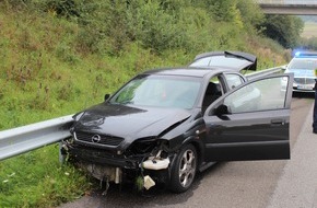 Polizeidirektion Kaiserslautern: POL-PDKL: A 62/Pfeffelbach
Unfall unter Alkoholeinfluss