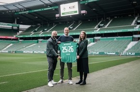 Allos Hof-Manufaktur: Allos Hof-Manufaktur intensiviert Green Partnerschaft mit dem SV Werder Bremen