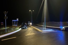 Polizeidirektion Kaiserslautern: POL-PDKL: Verkehrsunfall unter Alkoholeinfluss