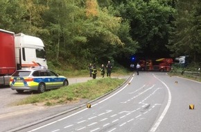 Kreispolizeibehörde Märkischer Kreis: POL-MK: Motorradfahrer in Lebensgefahr