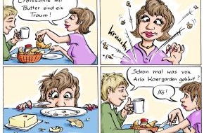 Arla Foods Deutschland GmbH: Immer etwas Besonderes: Arla Kaergarden / Oder: Dank Arla Kaergarden laufen Beziehungen wie geschmiert - selbst nach einer emotional doch relativ anspruchsvollen Zeit wie Weihnachten