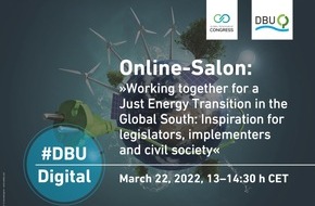 Deutsche Bundesstiftung Umwelt (DBU): DBU-Online-Salon zur Energiewende im globalen Süden